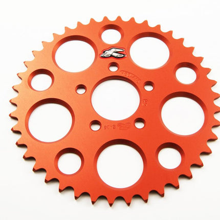 Rear Sprocket Renthal 480, KTM 50 2010-2013 42T Orange, 480--415-42P-OR