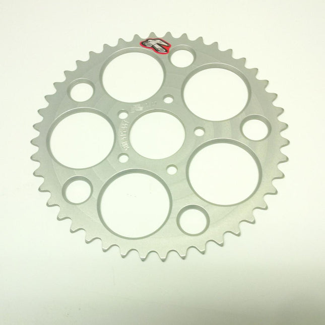 Rear Sprocket Renthal 480, KTM 50 2010-2013 44T Silver, 480--415-44P-SI