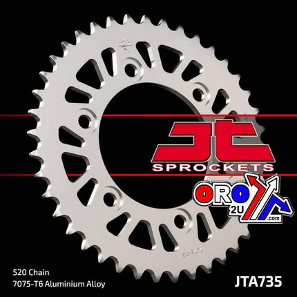 Rear Sprocket Alloy Silver 735, JTA735.41