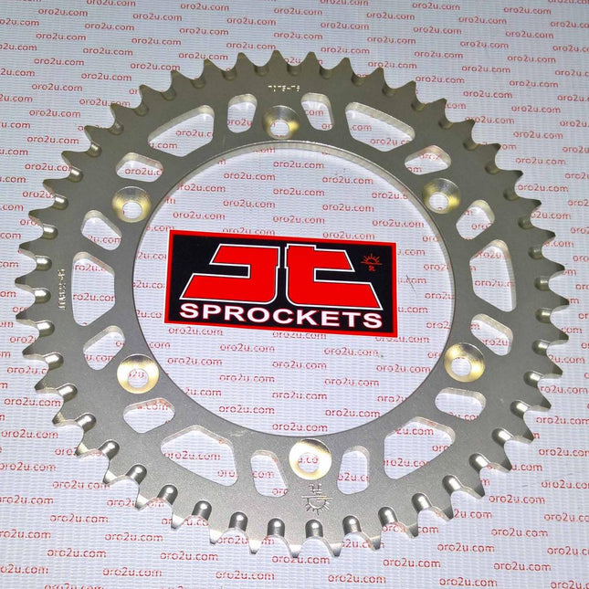 REAR SPROCKET ALLOY SILVER 822, JTA822.45 7075-T6 Aluminium