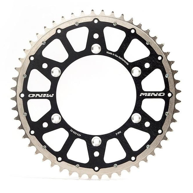 Mino Rear Sprocket Fusion 2-RING, 23-316-520-49 Black Steel/alloy