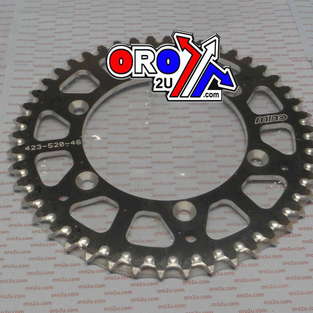 Mino Rear Sprocket Alloy Black 808, 25-423-520-46