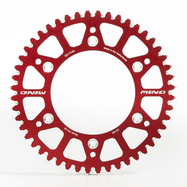 Mino Rear Sprocket Alloy Red, 25-423-520-50 Red