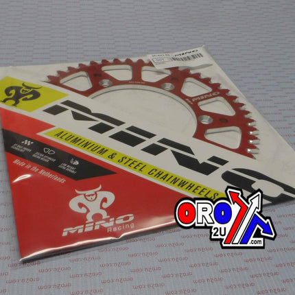 Mino Rear Sprocket Alloy Red, 25-423-520-50 Red