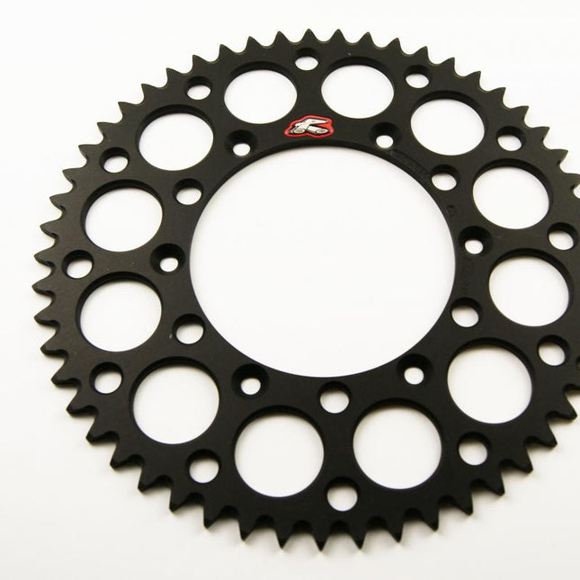 Rear Sprocket Alloy Renthal, Ultralite 123U-520-53GYBK Black, 123U-520-53GYBK