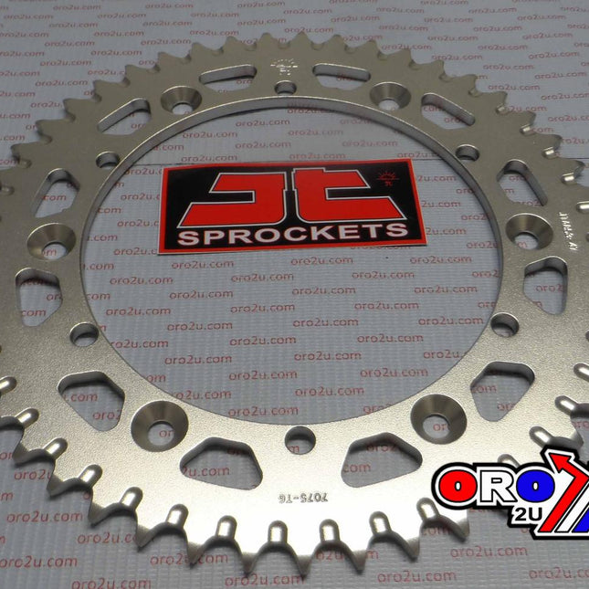 REAR SPROCKET ALLOY SILVER, JTA853.47 7075-T6 Aluminium