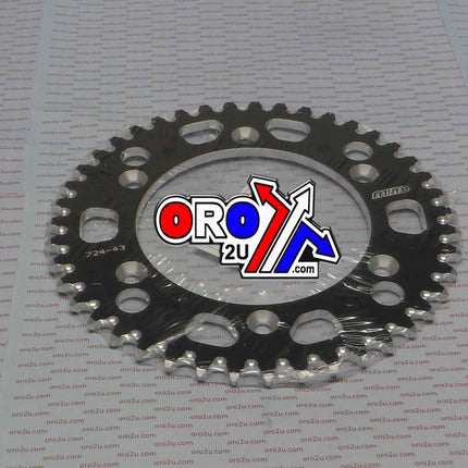 Mino Rear Sprocket Alloy Black, 25-724-520-43