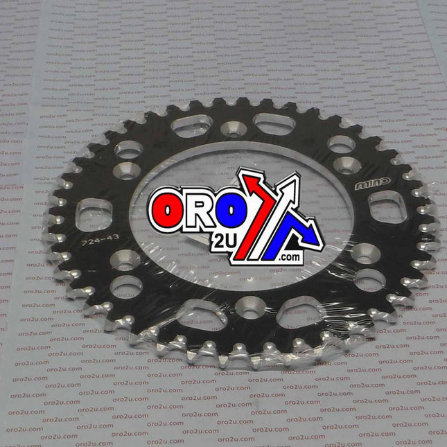 Mino Rear Sprocket Alloy Black, 25-724-520-43