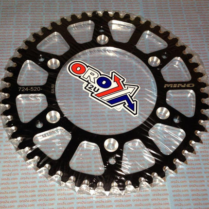 Mino Rear Sprocket Alloy Black, 25-724-520-48