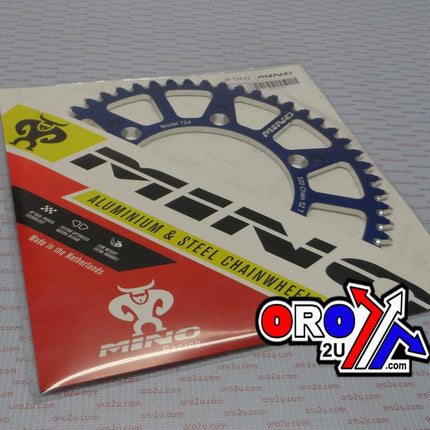Mino Rear Sprocket Alloy Blue, 25-724-520-52