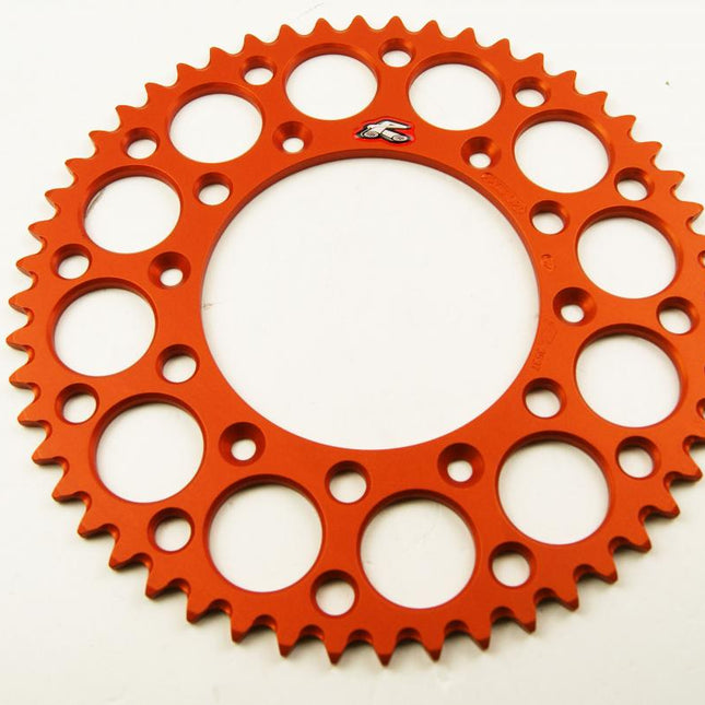 Rear Sprocket Renthal KTM, Ultralite 224U-520-52GPOR Orange