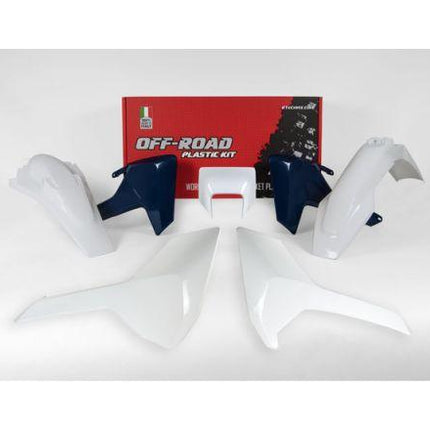 Plastic Kit Enduro 17-18 Husky Te/fe/tx, 5 Piece OEM Colour, Rtech R-KITHSQ-OEM-517