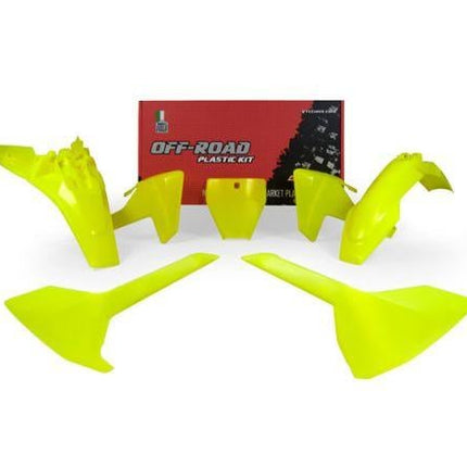 Plastic KIT/5 18-24 Husky TC85, Neon Yellow Rtech R-KITHSQ-GF0-585