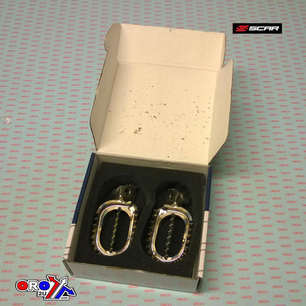 Footpegs Gripper 97-26 Alta Fantic Yamaha Redshift Xe Xx YZ WR Tenere Titanium 60mm Wide Scar S1516