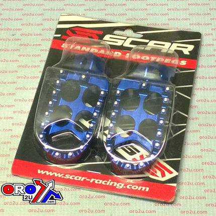 Standard Footpegs Blue 97-26 Alta Redshift Fantic Xe Xx Xef Xxf Yamaha YZ WR Tenere 48mm Scar S1211B