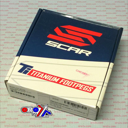 Titanium Footpegs Gripper 98-26 Beta Gasgas Husaberg Husqvarna KTM Sherco Rr Mc Fe Sx Se Scar S5516