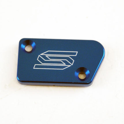 Front Brake Reservoir Cover Blue 07-26 Fantic Yamaha WR Xe Xx YZ 125 250 450 F X Scar 3801