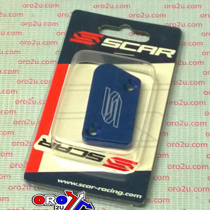Front Brake Reservoir Cover Blue 07-26 Fantic Yamaha WR Xe Xx YZ 125 250 450 F X Scar 3801