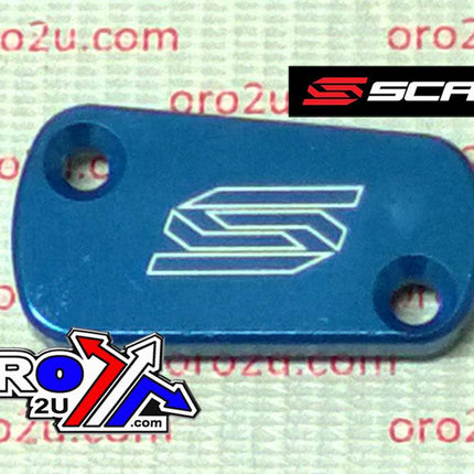 Rear Brake Reservoir Cover Blue 03-26 Kaw Suz KX KLX Kfx RM RM-Z Rmx 125 230 250 300 450 Scar 3901B