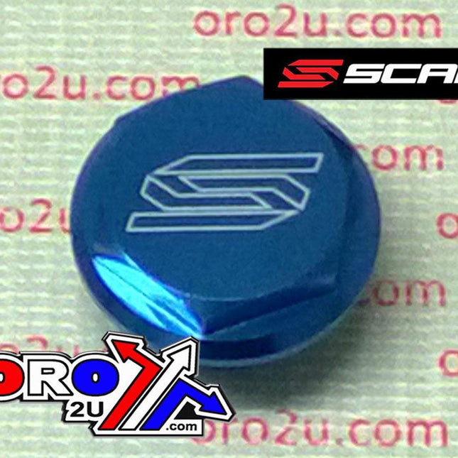 Rear Brake Reservoir Cover Blue 04-26 KTM Husqvarna Husaberg Sherco Ducati Stark Triumph Scar 5901B