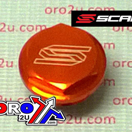 Rear Brake Reservoir Cover Orange 04-26 KTM Sx Exc Xc 125-525 Scar 5901