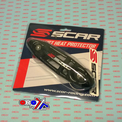 Exhaust Heat Guard Carbon Universal 27-51mm Header Pipe 190mm Scar Cuhp