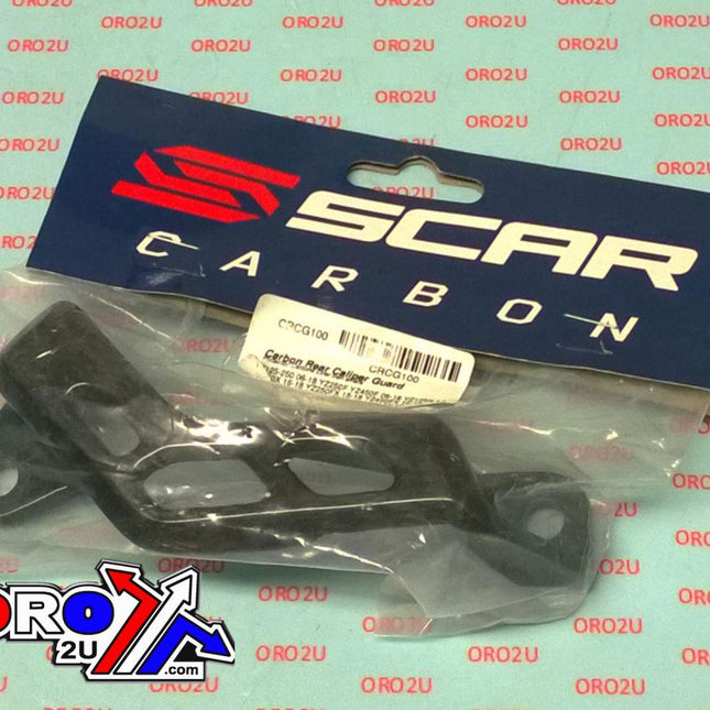 Rear Caliper Guard Carbon 06-24 Fantic Yamaha Xe Xef Xx WR YZ 125 250 450 F Fx R X Scar CRCG100