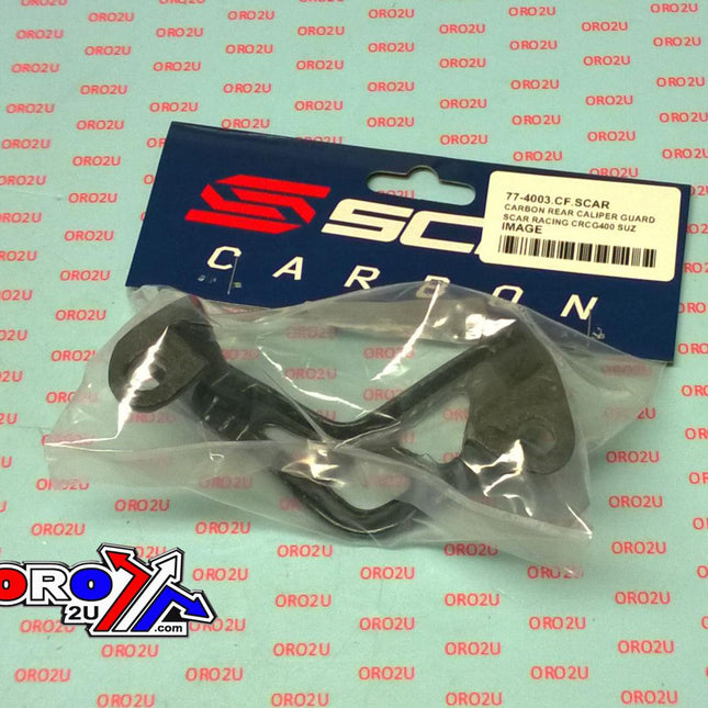 Rear Caliper Guard Carbon 04-26 Suzuki Dr RM Rmx 125 250 400 450 Z Sm Scar CRCG400