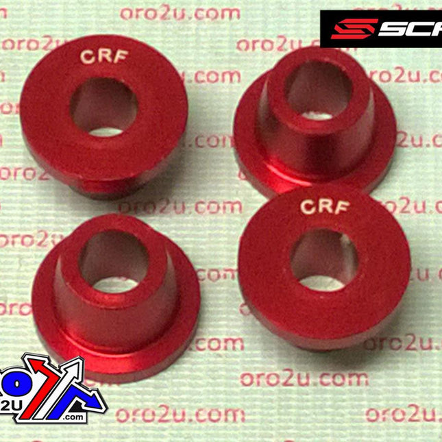 Rubber Killers Red 84-26 Honda CR CRF 125 250 450 500 L R Rl Rwe Rx X 4-PIECE Scar Sccrf