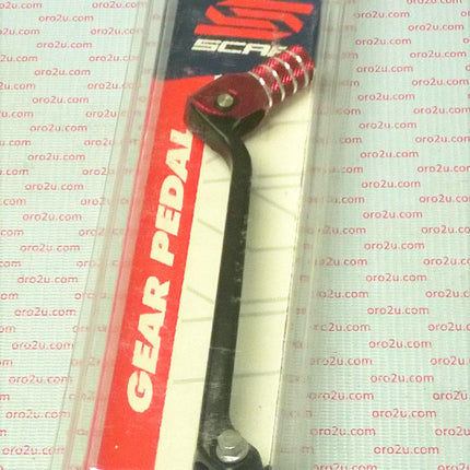 Gear Shift Lever Red Tip 17-26 Honda CRF 250 450 L R Rl Rwe Rx X Aluminium 700-MKE-305 Scar GSL121