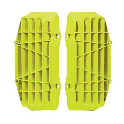 Louvers Rad Oversize Neon Yellow, KTM / Husqvarna 16-18, Rtech R-GRKTMGF0017