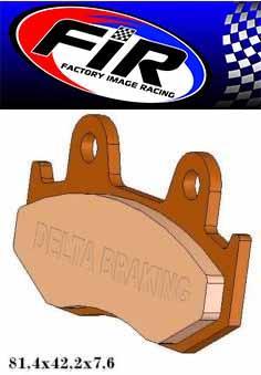 Brake Pads Mineral Organic M BP008M01B