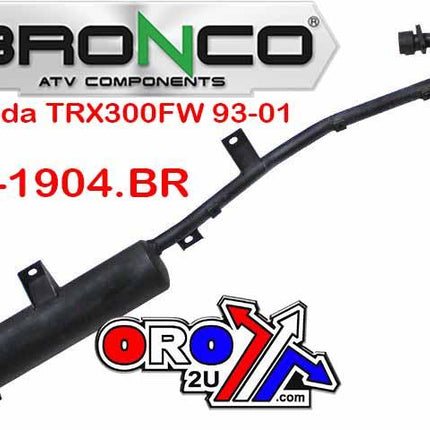 Exhaust TRX300FW 1993-2001, Bronco AT-02005A Honda ATV 18300-HM5-630, 18300-HM5-930