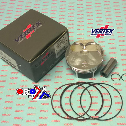 Piston Kit Vertex 77.0 B Suzuki RMZ 250 13-15, Vertex 23861B Compr 13,5:1