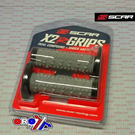 Dual Density Grips Black X2R Scar Gddblk