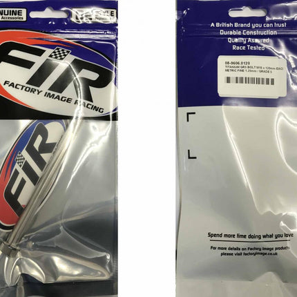 Titanium GR5 Bolt M10 x 120mm Each, Metric Fine 1.25mm / Grade 5, / Aprilia Ref: AP8150310