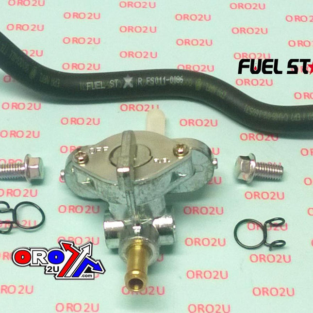 Fuel Valve Kit Lt-a 500 F Vinson 4WD 03-05, Fuel Star FS101-0033 Suzuki ATV, Tape / Petcock / Clips / Pipes / Bolts