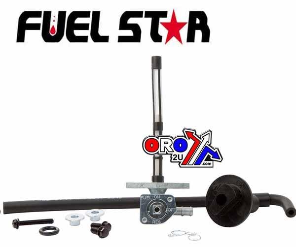 Fuel Valve Kit Trx 250EX 01-05, Fuel Star FS101-0057 Honda ATV, Tape / Petcock / Clips / Pipes / Bolts