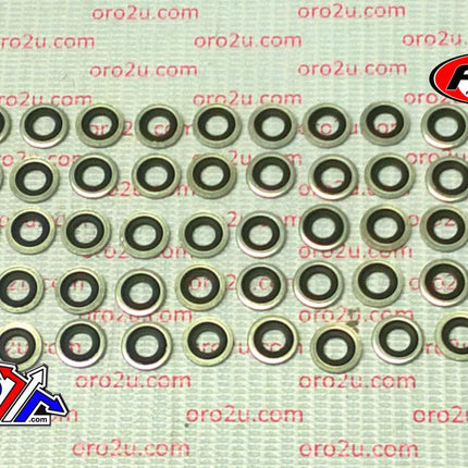 Bonded Sealing Washer M6 PK50, M6x10x1mm / Self Centering