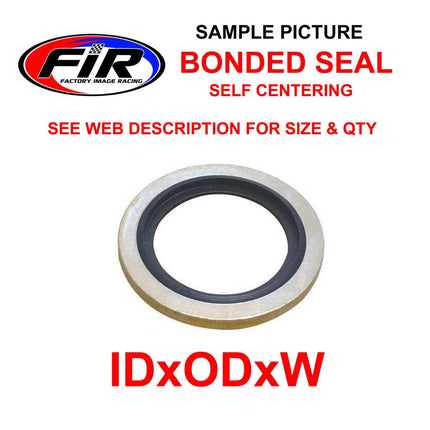 Bonded Sealing Washer M6 PK50, M6x10x1mm / Self Centering