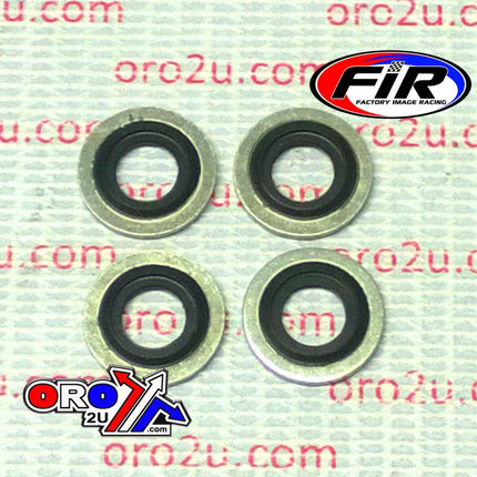 Bonded Sealing Washer M8 PK4, M8x14x1mm / Self Centering
