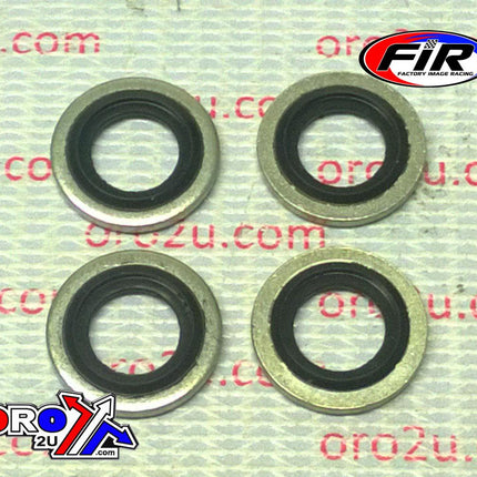 Bonded Sealing Washer M10 PK4, M10x16x1.5mm / Self Centering