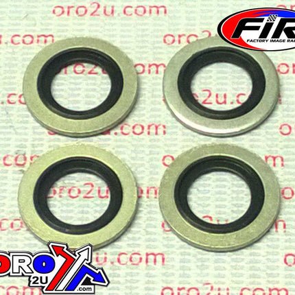 Bonded Sealing Washer M14 PK4, M14x22x1.5mm / Self Centering