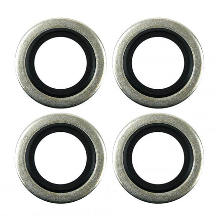 Bonded Sealing Washer M16 PK4, M16x24x1.5mm / Self Centering