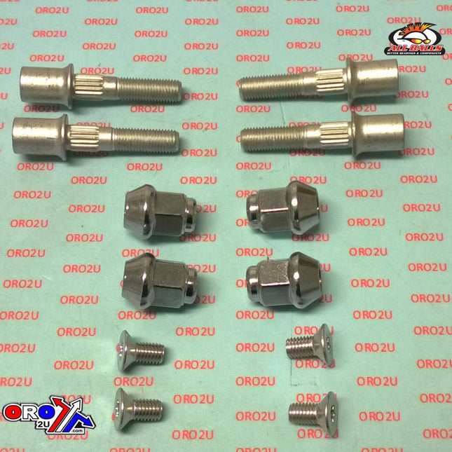 Wheel Stud and Nut Kit, ALLBALLS 85-1077