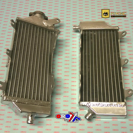 Radiator YZ250FX 15-18 Std, Psychic XD-10093 WRF250 15-18, RH 2GB-12461-00-00 Cap Side, LH 1SL-1240A-00-00