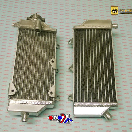 Radiator YZ250FX 15-18 Std, Psychic XD-10093 WRF250 15-18, RH 2GB-12461-00-00 Cap Side, LH 1SL-1240A-00-00