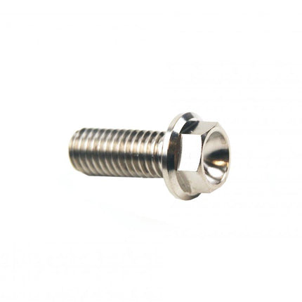 Titanium GR5 Bolt M8x20mm Each, Flange OD: 14mm / Hex Size: 10mm, /