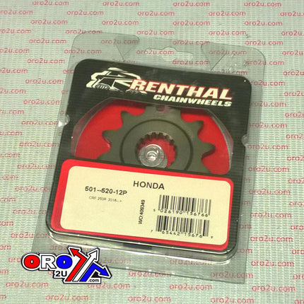 Front Sprocket Renthal Honda CRF250R 18, Renthal 501-520-12P, 501--520-12P