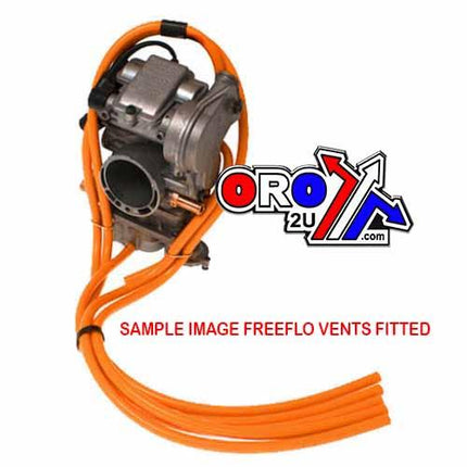 Free Flo Carb Vent 4-STK PACK/5 Orange, CV4OR